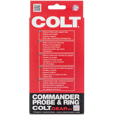 California Exotic Colt Commander Probe&Ring, Стимулятор простаты с кольцом на пенис и другие товары California Exotic с фото