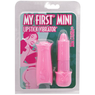 Topco My First Lipstick Vibrator, розовый, Мини-вибратор в виде помады
