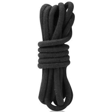 Lux Fetish Bondage Rope, черная - фото, отзывы