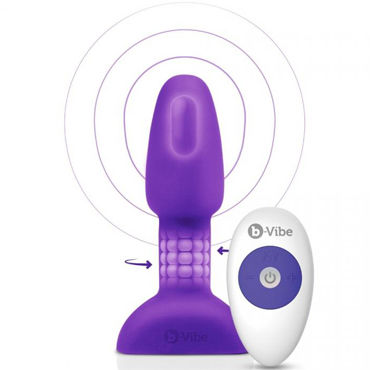B-Vibe Rimming Petite, фиолетовая - подробные фото в секс шопе Condom-Shop