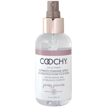 Coochy Intimate Feminine Spray Peony Prowess, 118 мл, Ухаживающий женский спрей для зоны бикини