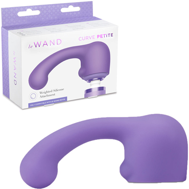 Le Wand Curve Petite, фиолетовая, Насадка для стимуляции точки G