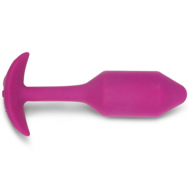 Новинка раздела Секс игрушки - B-Vibe Vibrating Snug Plug 2, розовая