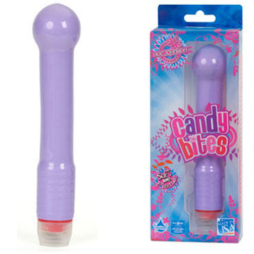 Doc Johnson Candy Bites, лиловый, Стимулятор для анального и вагинального массажа