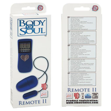 California Exotic Body & Soul Remote II - Двойной вибромассажер на радиоуправлении - купить в секс шопе