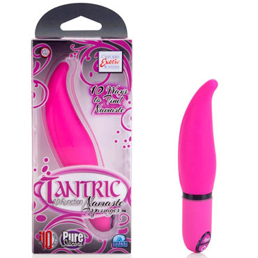 California Exotic Tantric Namaste Massagers, розовый, Водонепроницаемый минивибратор