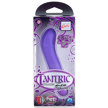 California Exotic Tantric Zen Massagers, фиолетовый - Минивибратор для стимуляции точки G - купить в секс шопе