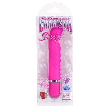 California Exotic Charisma Swirly, розовый - Минивибратор для стимуляции точки G - купить в секс шопе