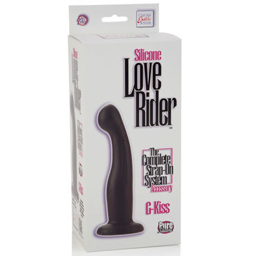 California Exotic Love Rider G-Kiss Probes, черный - Фаллоимитатор-страпон - купить в секс шопе
