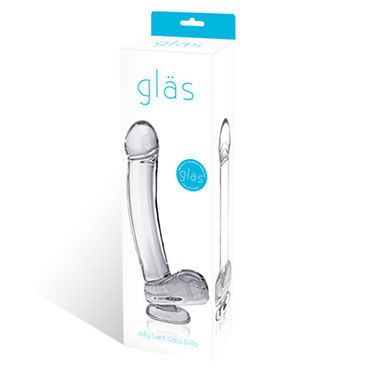 Glas Jolly Giant - Фаллос из стекла - купить в секс шопе