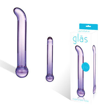 Glas Purple G-Spot Tickler фаллоимитатор, Фиолетовый G-стимулятор