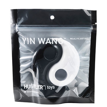 Hustler Yin Wang Combo Rings - Два кольца на пенис в виде Инь-Янь - купить в секс шопе