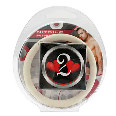 Lucom кольцо, белое - Нитриловое эрекционное, 5 см - купить в секс шопе