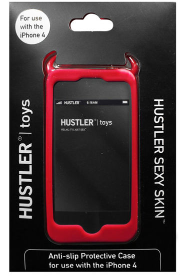 Hustler чехол, красный, Из силикона, для iPhone 4, 4S