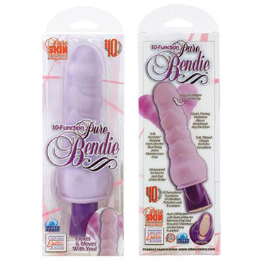 California Exotic Pure Bendies, фиолетовый - Рельефный вибратор - купить в секс шопе