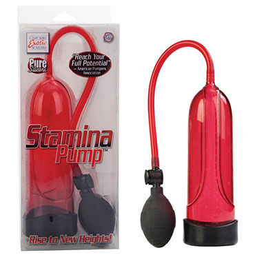 California Exotic Stamina, красный, Помпа для мужских тренировок
