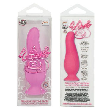 California Exotic LAmour, розовая - Анальная пробка на присоске - купить в секс шопе