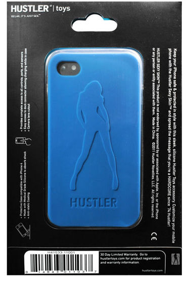 Hustler чехол, синий, Для Iphone 4, 4s
