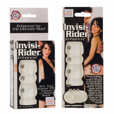 California Exotic Invisi-Rider - Насадка с бусинами - купить в секс шопе