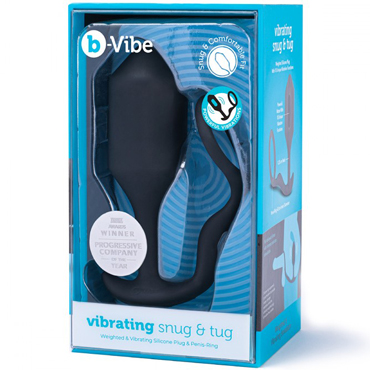 Новинка раздела Секс игрушки - b-Vibe Vibrating Snug & Tug XL, черный