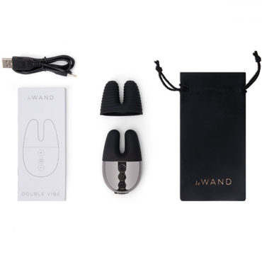 Le Wand Double Vibe, черный, Массажер с двойной вибрацией и другие товары Le Wand с фото