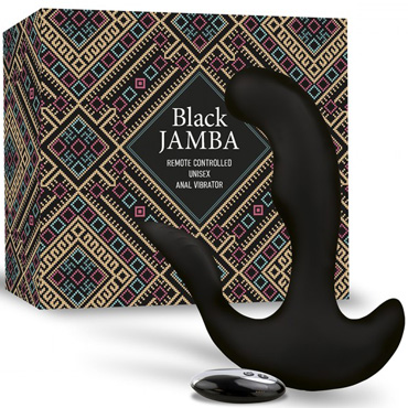 FeelzToys Black Jamba Anal Vibrator, черный, Универсальный массажер для мужчин и женщин