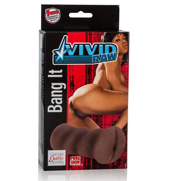 California Exotic Vivid Raw Bang It Ass, коричневый - Компактный мастурбатор, анус - купить в секс шопе