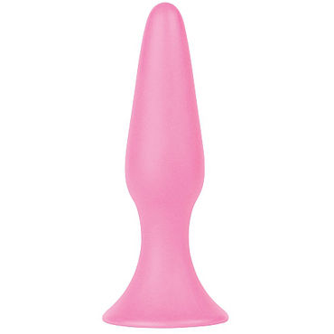 Shots Toys Silky Butt plug, розовая, Анальная пробка большого размера