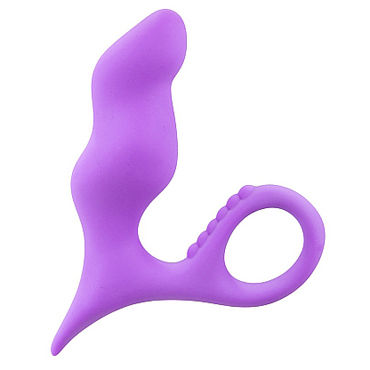 Shots Toys Squatter, фиолетовый, Массажер для анальной и вагинально-клиторальной стимуляции