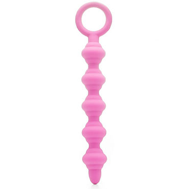 Shots Toys Wrick Anal Chain, розовая, Анальная цепочка