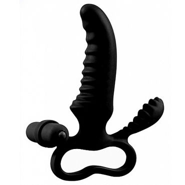 Shots Toys Ripple, черный, Вибратор для вагинальной, анальной и клиторальной стимуляции