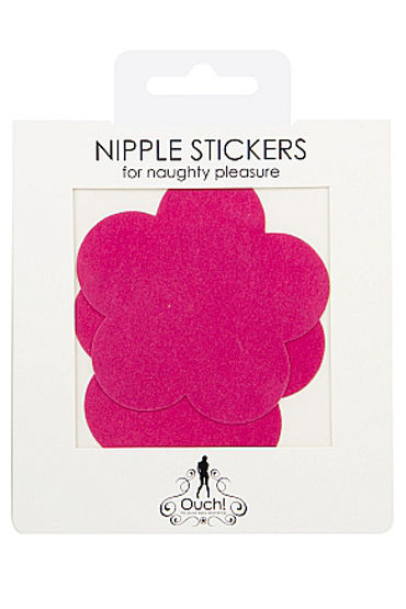 Shots Toys Nipple Sticker Blossom, розовые - фото, отзывы