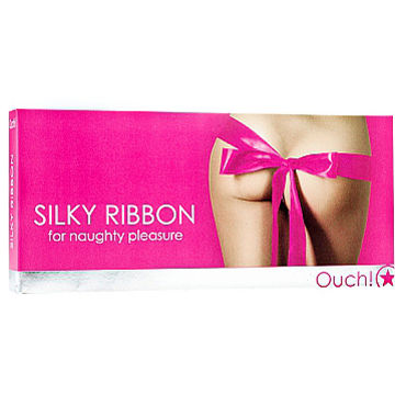 Shots Toys Silky Ribbon, розовая - фото, отзывы
