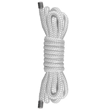 Shots Toys Japanese Mini Rope, белая, Веревка для связывания