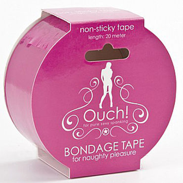 Shots Toys Bondage Tape, розовая - фото, отзывы