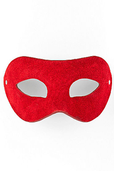 Shots Toys Eye Mask Suede, красная, Маска на глаза, универсальной формы