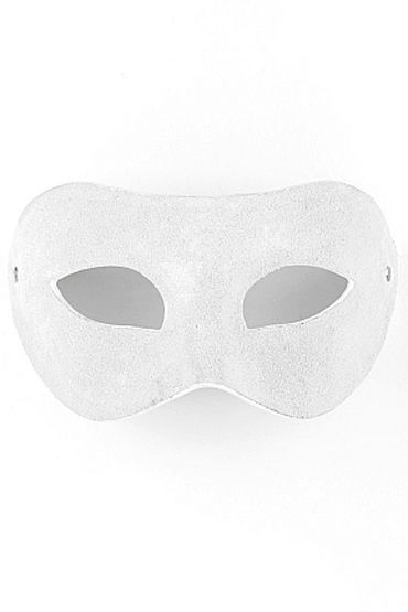 Shots Toys Eye Mask Suede, белая, Маска на глаза, универсальной формы
