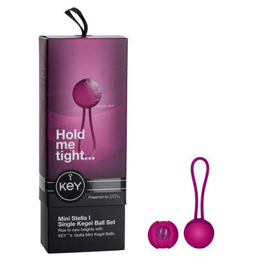 Jopen Key Mini Stella I, розовый, Вагинальные шарики на гибкой сцепке
