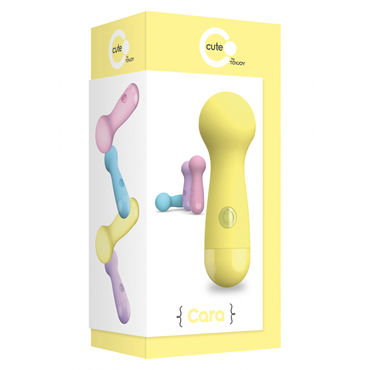 Toy Joy Cara Small Wand Massager, желтый - фото, отзывы