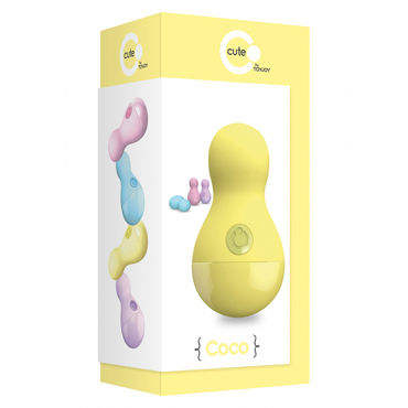 Toy Joy Coco Body Stimulator, желтое - фото, отзывы