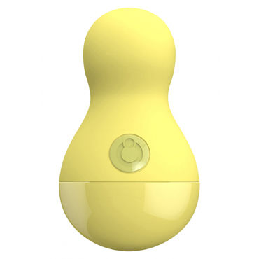 Toy Joy Coco Body Stimulator, желтое, Виброяйцо с пятью функциями вибрации