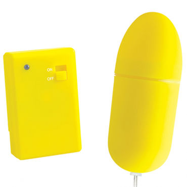 Pipedream Neon Luv Touch Remote Control Bullet, желтое - фото, отзывы
