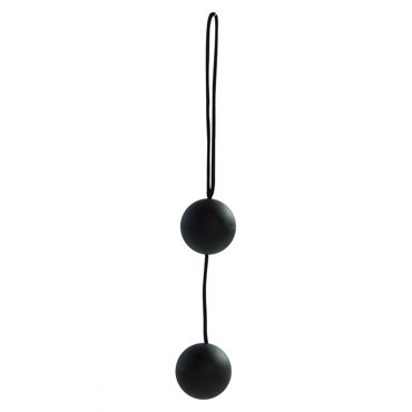 Toyz4lovers Candy Balls Lux, черные, Вагинальные шарики на гибкой сцепке