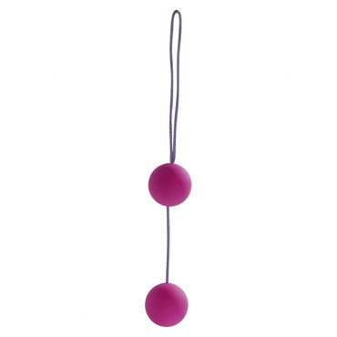 Toyz4lovers Candy Balls Lux, фиолетовые, Вагинальные шарики на гибкой сцепке