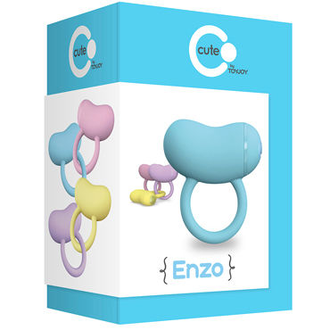 Toy Joy Enzo Couples Ring, голубое - фото, отзывы