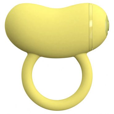 Toy Joy Enzo Couples Ring, желтое, Виброкольцо на пенис