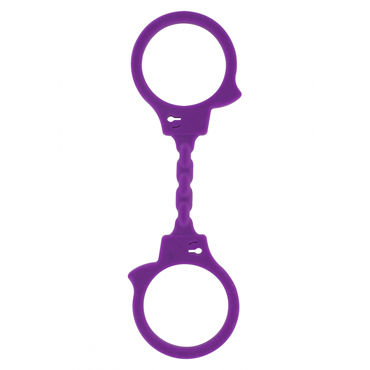 Toy Joy Stretchy Fun Cuffs, фиолетовые, Эластичные наручники