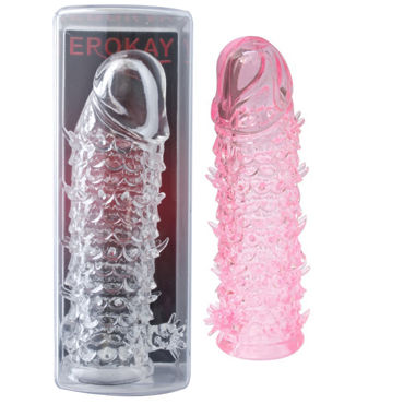 Erokay Scale, розовая, Насадка с ярко выраженной головкой