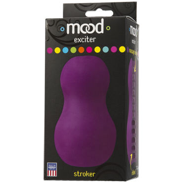 Doc Johnson Mood Exciter, фиолетовый - Компактный мастурбатор - купить в секс шопе
