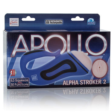 California Exotic Apollo Alpha Stroker, Мастурбатор с вибрацией, вагина и другие товары California Exotic с фото